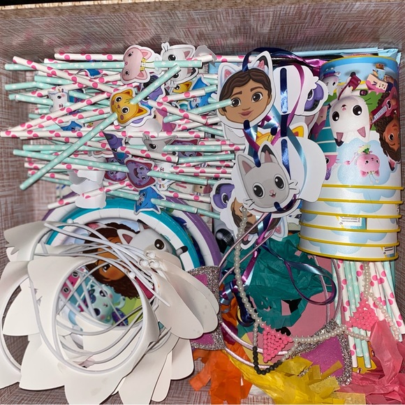 HUGE lot of Gabby’s Dollhouse Party Supplies- HOMEMADE - Picture 7 of 16